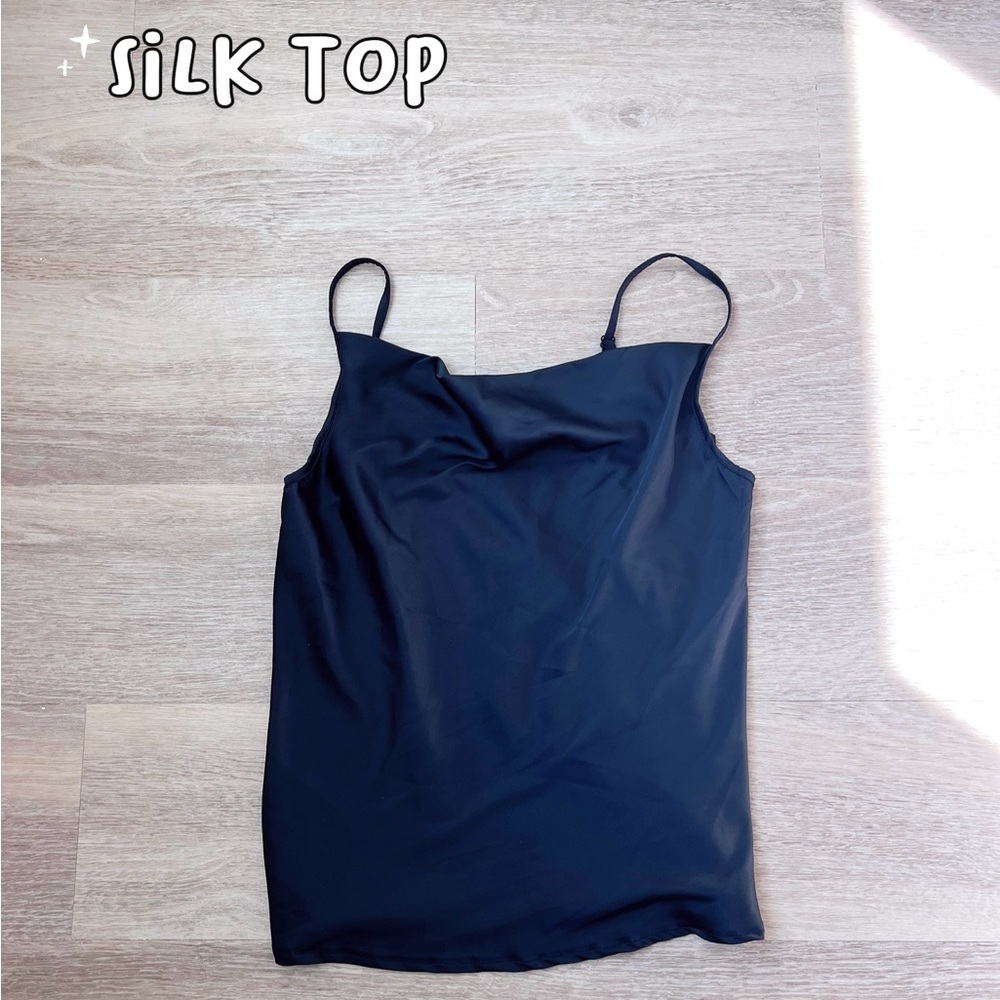 Silk tank top